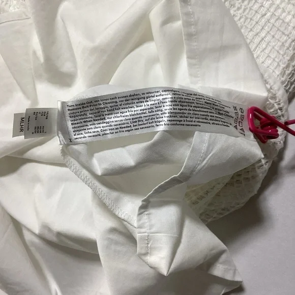 VENUS White Diamond Lace Ruffle Mini Dress - Picture 8 of 12